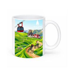 Mug dessin VTT La Plagne