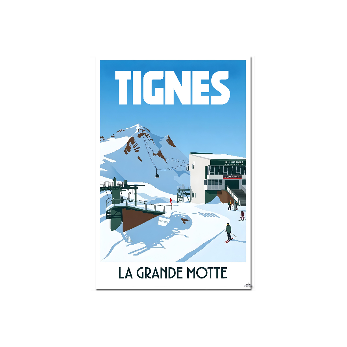Affiche Glacier de Tignes