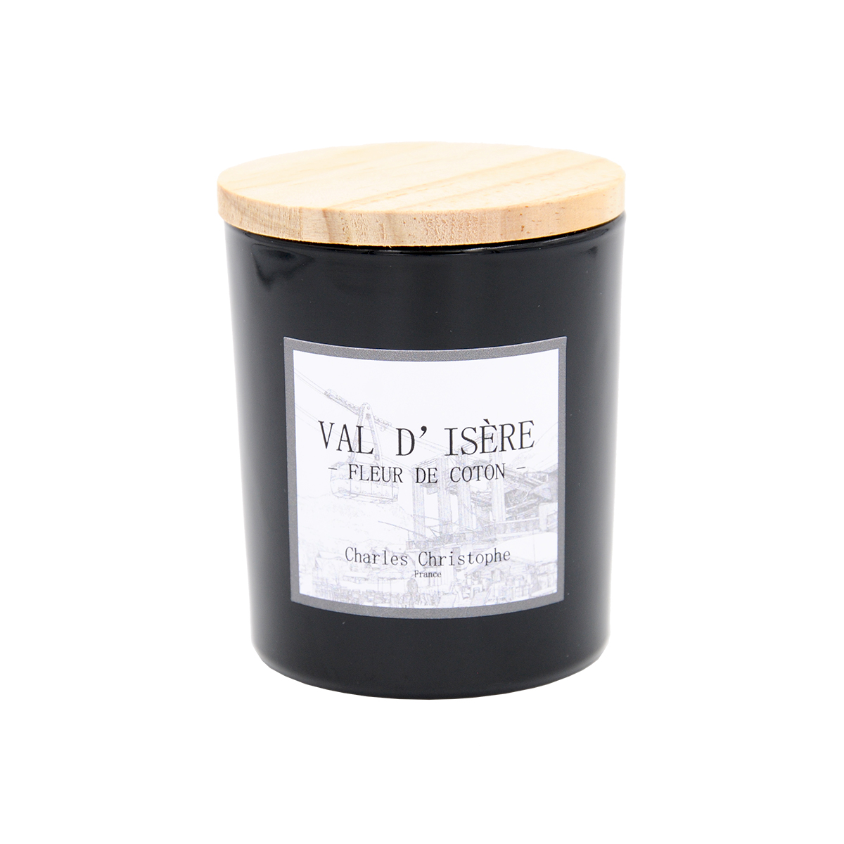 Bougie Fleur de Coton Val d'Isère – Image 2