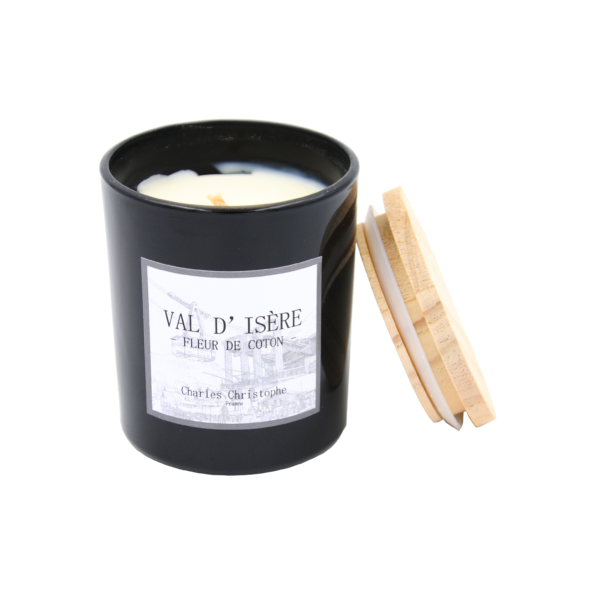 Bougie Fleur de Coton Val d'Isère