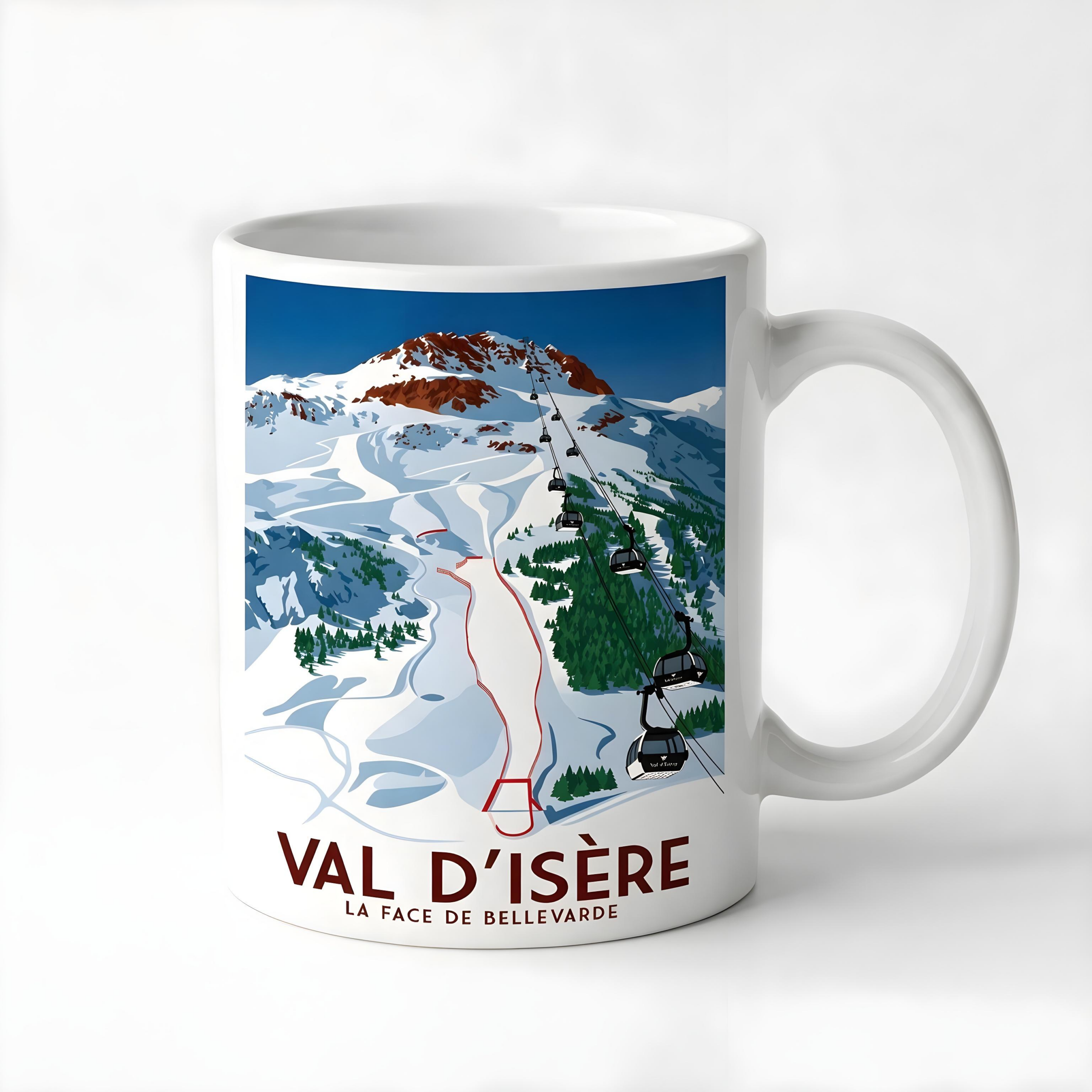 Mug dessin Face de Bellevarde