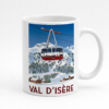 Mug dessin téléphérique Fornet Val d'Isère