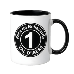 Mug piste noir Val d’Isère