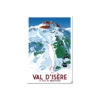 Affiche Face de Bellevarde Val d'Isère