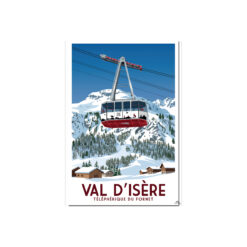 Affiche Téléphérique Fornet Val d'Isère