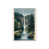 Affiche cascade du Morel à Aigueblanche