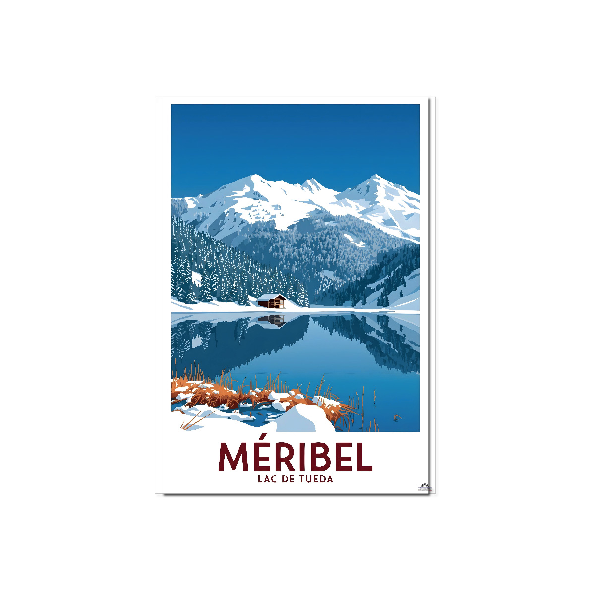 Affiche Méribel Lac de Tueda