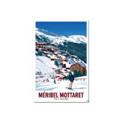 Affiche Méribel Mottaret