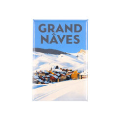 Magnet dessin Grand Nâves en hiver