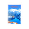 Magnet dessin Méribel Lac de Tueda