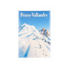 Magnet dessin sommets de Peisey-Vallandry