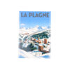 Magnet dessin La Plagne