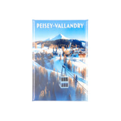 Magnet dessin Peisey-Vallandry et son téléphérique