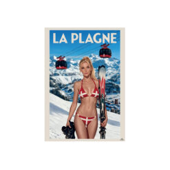 Affiche femme bikini La Plagne