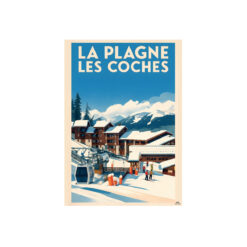 Affiche La Plagne Les Coches