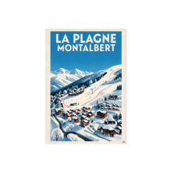Affiche La Plagne Montalbert