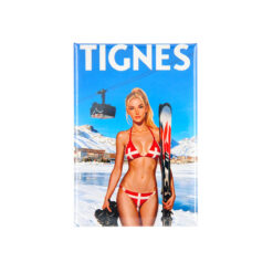 Magnet femme bikini Tignes