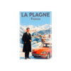 Magnet homme vintage La Plagne