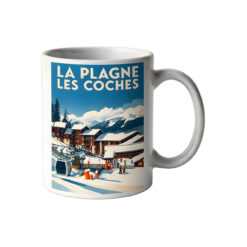 Mug dessin La Plagne Les Coches