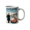 Mug dessin homme vintage La Plagne