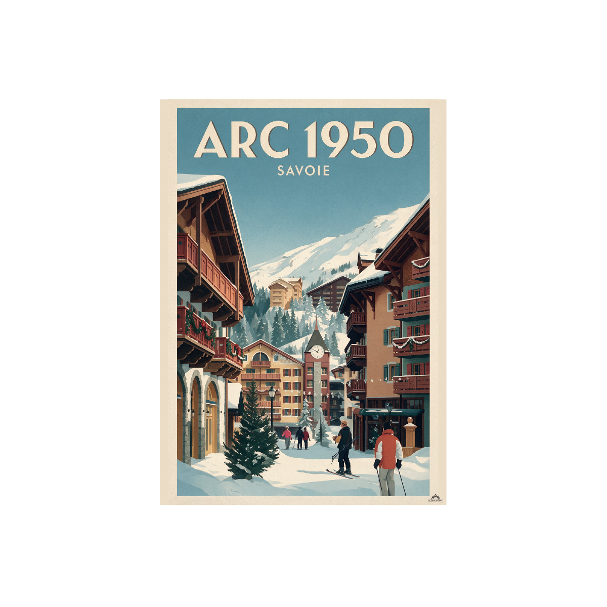 Affiche Arc 1950